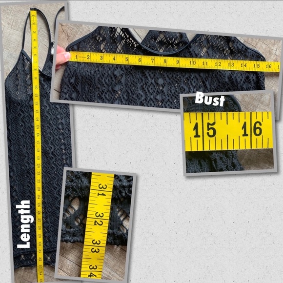 Reef Black Lace Swim Cover - Picture 8 of 8